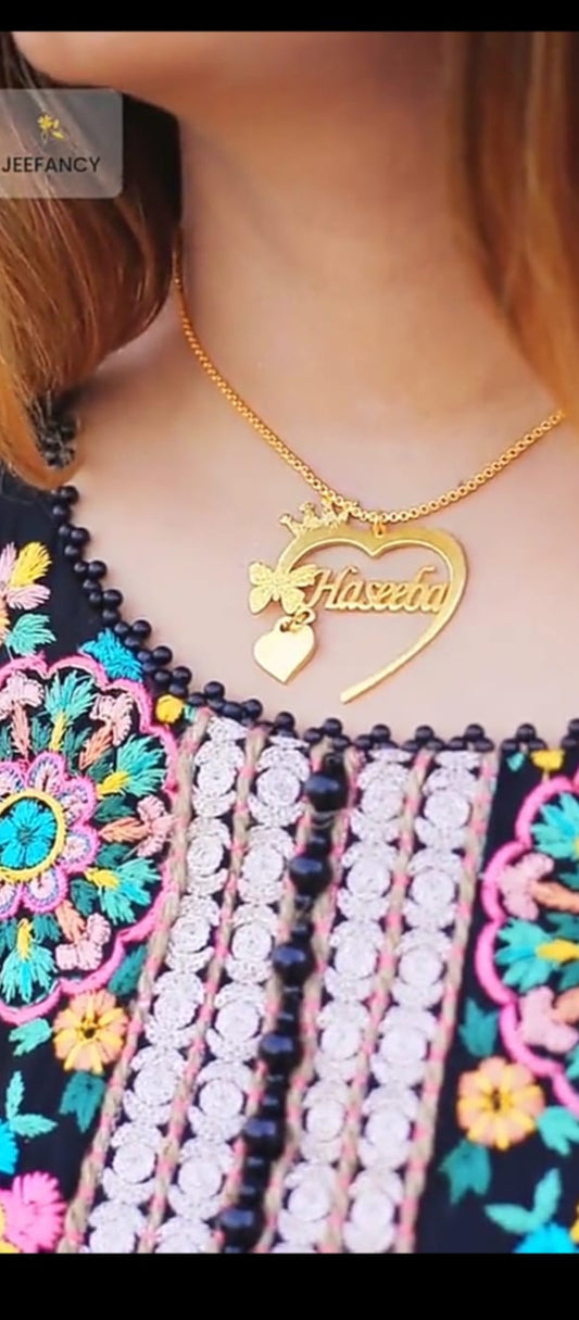 Crown Heart Necklace